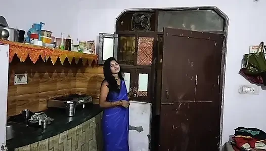 My milkman ask for the bill payment, Indian village bhabhi paying milk bill by hardfuck in kitchen with HINDI AUDIO.
