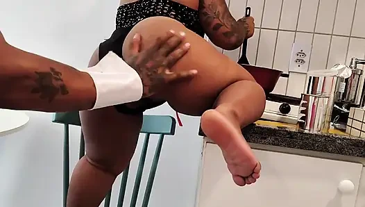 Dwarf Being Fucked by the Easter Bunny Got All Covered in Chocolate