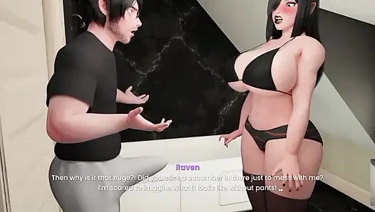 I CAUGHT MY STEPSIS RAVEN IN THE BATHROOM AND I GRINDED HER ASS AND CUM ON HER!