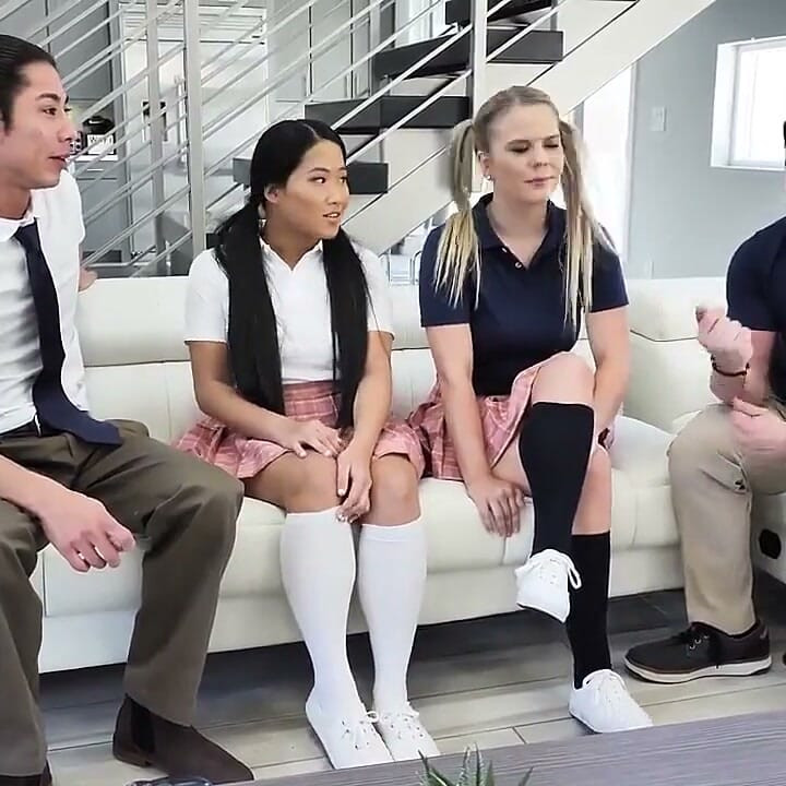 Stepsister Swap for Haul: Busty Alona Bloom & Percy Sires Trade Stepbrothers for Cash and a Doggystyle Cowgirl Afternoon