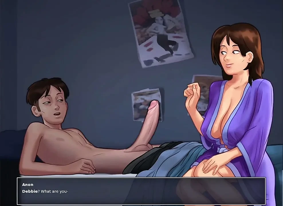 Summertime Saga - sex scenes with Debbie DUBBED part 1