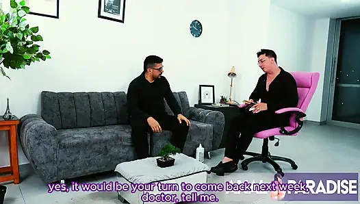 MY STEPSON FUCKS MY ASS WHILE WE WATCH A MOVIE IN THE SAME BED WITH MY HUSBAND.