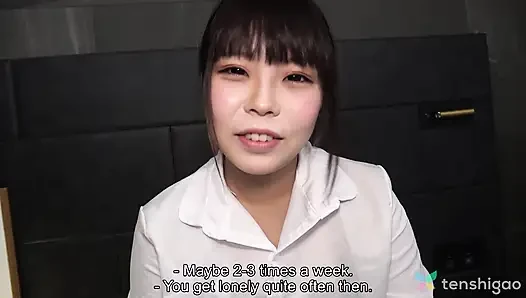 Mai Toda Is in Her Office Uniform Masturbating for Us