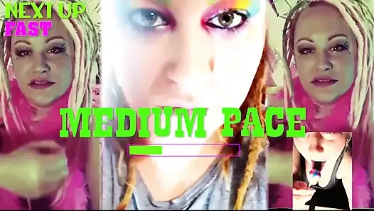 Sei mit sperma glasiert wie ein hübscher Donut JOI CEI-Spiel mit der Göttin Lana