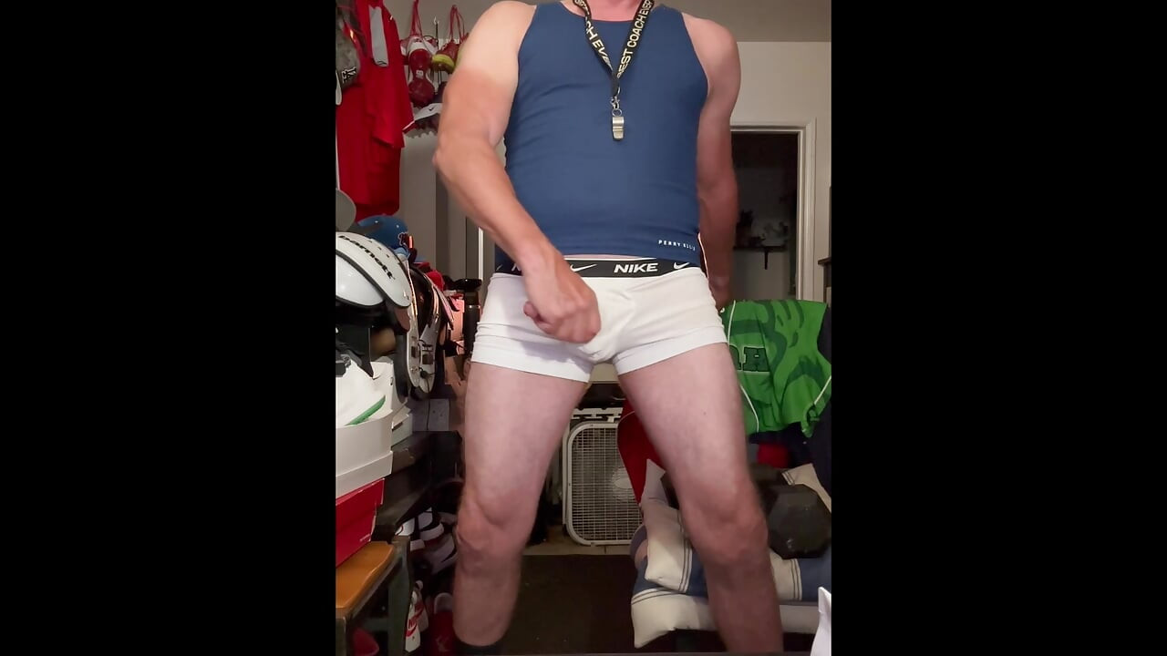 Nike Alpha JockDad87 Shoots a Load of Cum