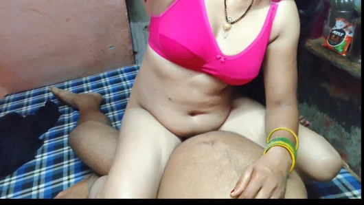 Real deasi Indian village wife shearing in husband freands
