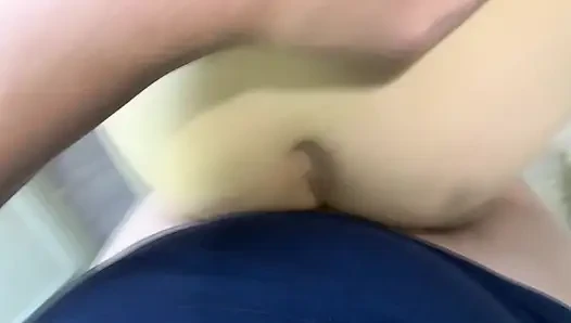 I met a neighbor on a public balcony and let him fuck me