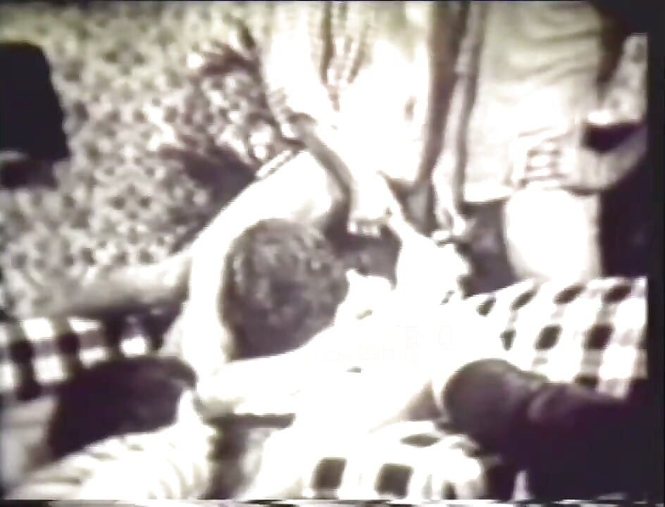 Echt verrückte retro-sexszene!
