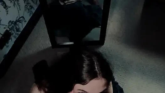 White Girl Bunny Sucking Dick Mid Photoshoot