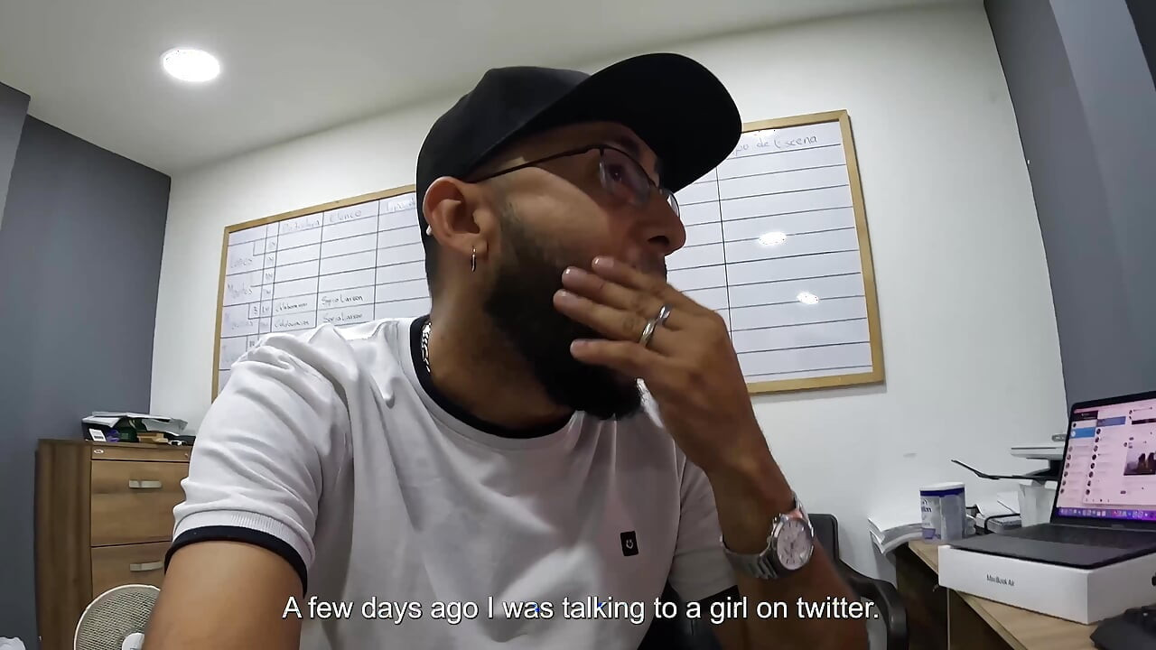 His Twitter Match Gags and Swallows His Load After Weeks of Waiting
