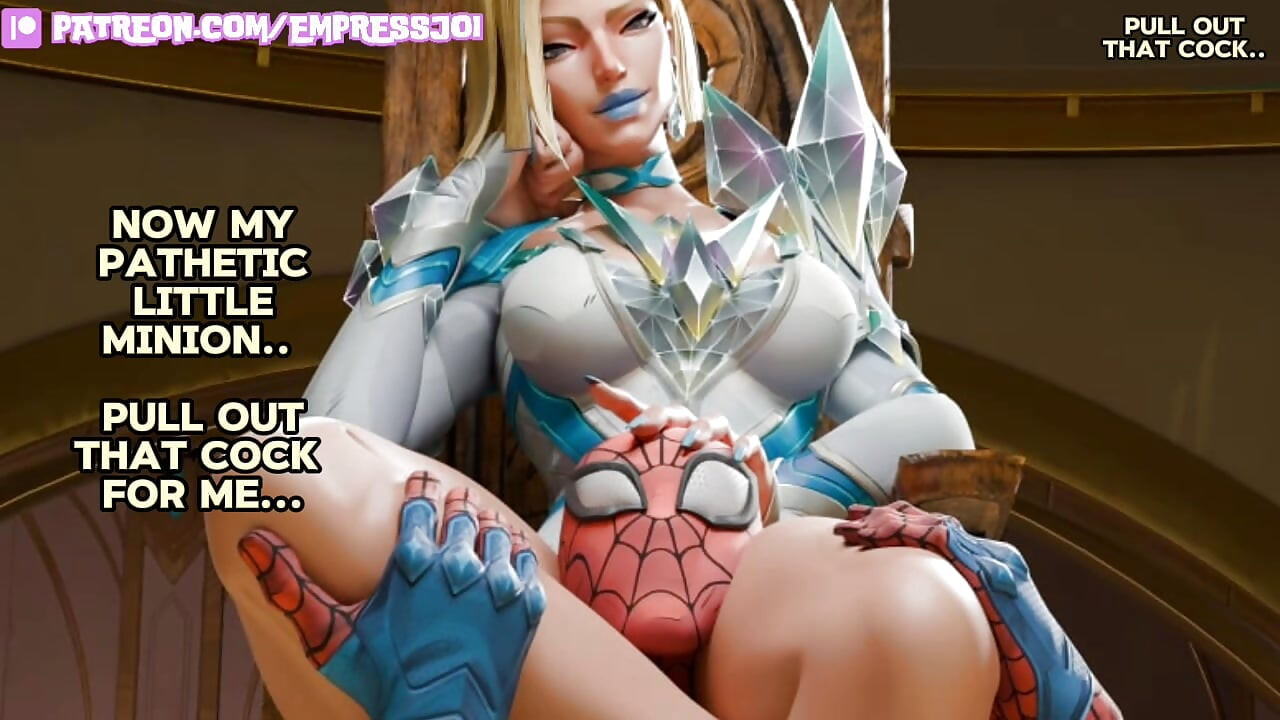 Femdom hentai joi - tôn thờ đôi bàn chân hoàn hảo của Emma