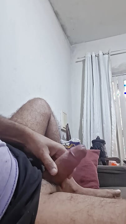 Ladysilva jerking off his horny cock