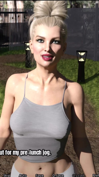 Grandmas house - having double cock tease and cumshots.