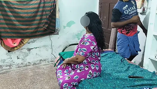 stepmother told me to go behind her and turn off the fan. I went behind her, hugged her, and licked her pussy with my tongue..