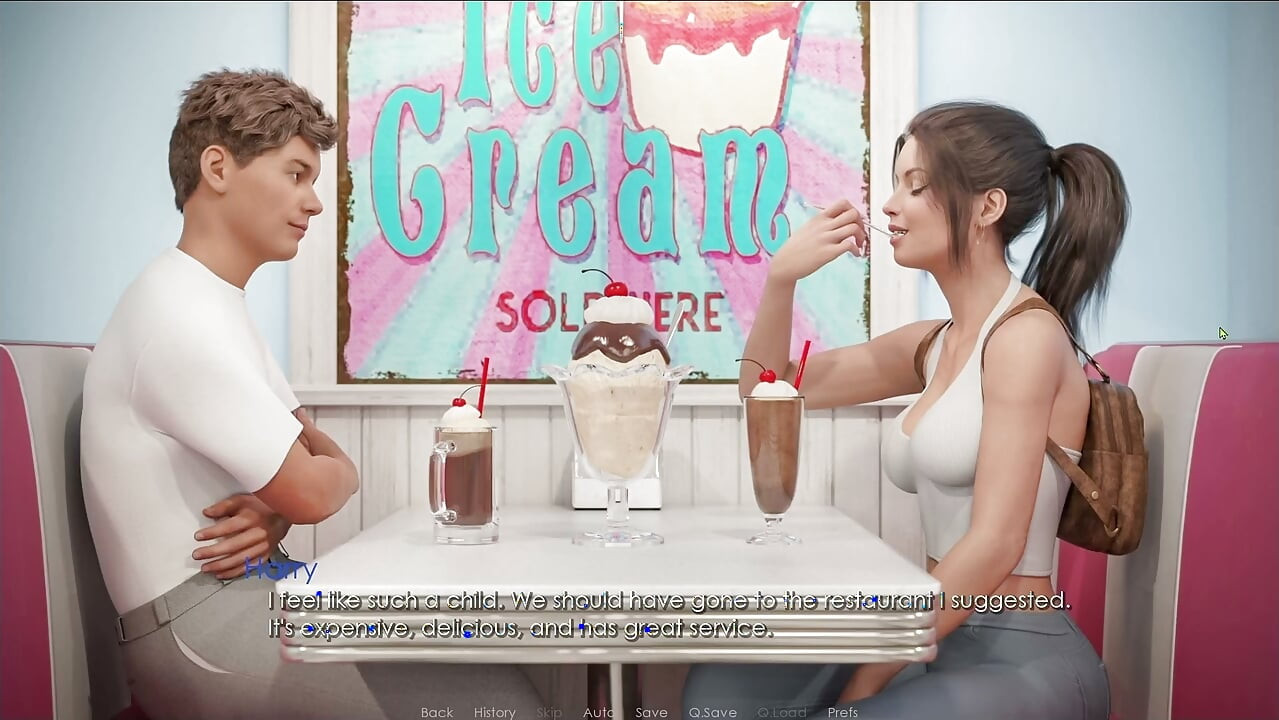 Fresh Story S2 Diana & Harry Hot Park Fingering 3D Game Walkthrough