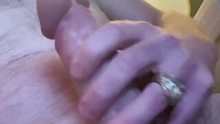 Horny AF Solo Jerking my Uncut Cock