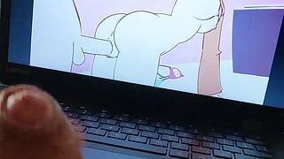 Masturbation, hommage au sperme moins 8, personnage Amelia Nintendo Switch