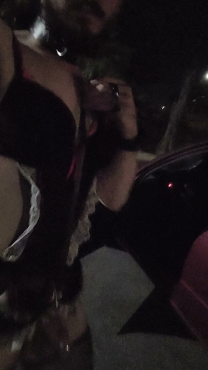 Sissy parking lot exposure