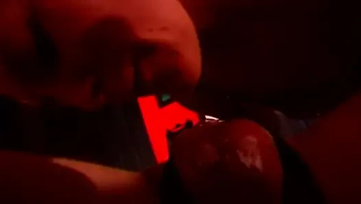 Dripping Hot Wax on Cum-soaked Tits and Stretched Holes