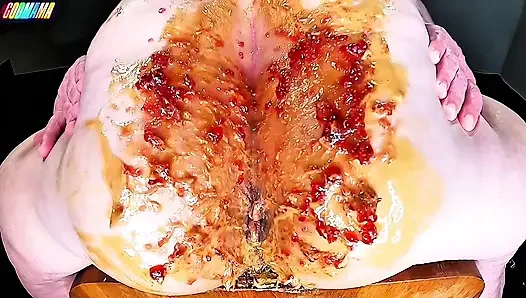 Try Eating The Biggest PBJ BBW Ass Sandwich Ever