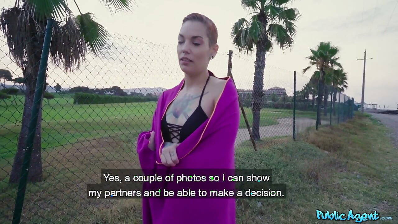Public Agent - Topless Tattooed Cover Girl Silvia Rubi Loves It Hard
