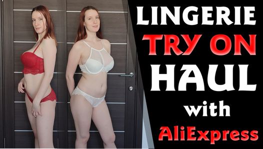 SPICY LINGERIE TRY ON HAUL with ALIEXPRESS