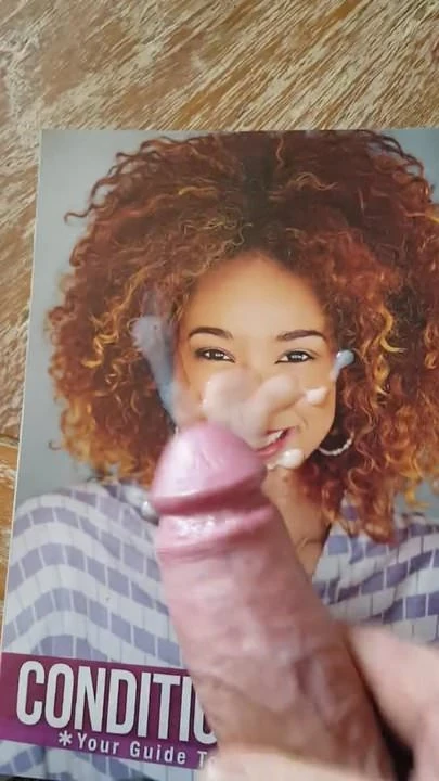 Handjob and cum on picture