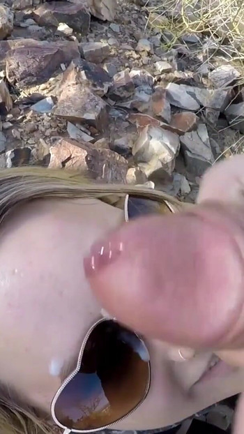 Epic moment from "Outdoor Facial and Bent Over Couch for TWO Cumshots"