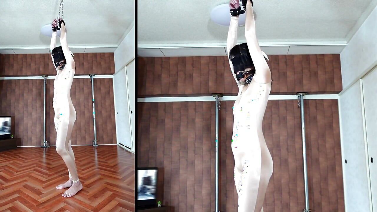 3 puncte de vină fără chiloți, fără sutien, colanți pe tot corpul