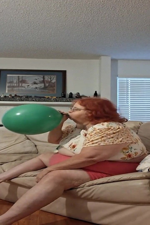 Requested Blow up and Pop Video by Big Beauty Nurse Vicki