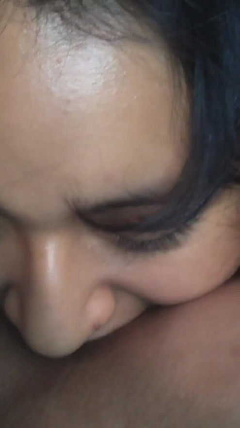 My wife dominates me: blowjob, fingers and fucks me with the strap-on 🍆💥 (real amateur video) | Clip 1