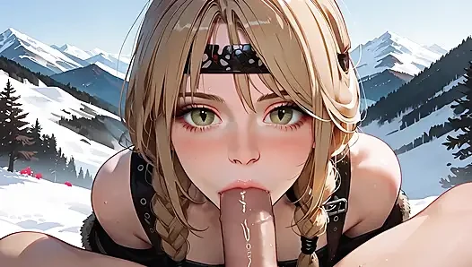 Hiccup Fucked Astrid Hofferson in the Mountains While Dragons Are Fucking