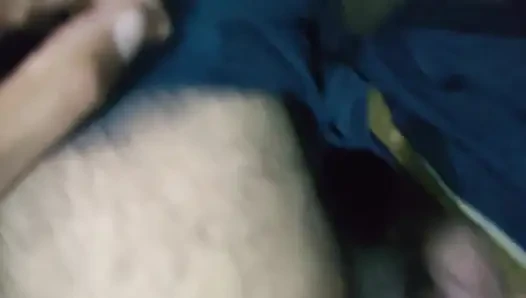 Bangladeshi Daddy playing penis a home