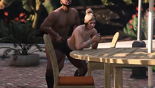 GTA 5 Franklin and Amanda Full 35 min Movie - Michael's House Affair (Compilation)