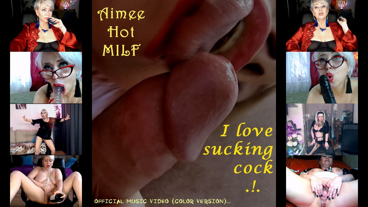 "Aimee Hot MILF" - Obožavam sisati kurac .!. )) (službeni video, verzija u boji)