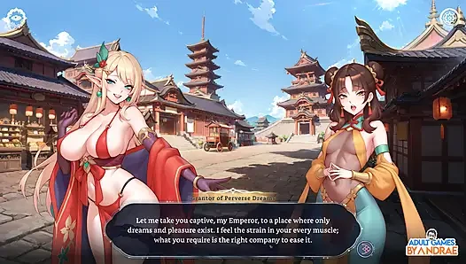 Фантазия о гареме - извращенная свитка Ninja, часть 1 - Вход в деревню Кагура