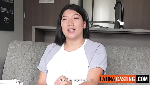 This church-going amateur ASIAN LATINA with huge natural tits said she would never cheat... ended up riding me