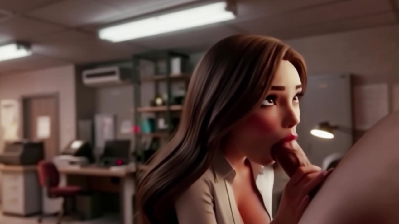 Copy Room Slut - Napalona biurowa dziewczyna zostaje zerżnięta w pokoju kopii