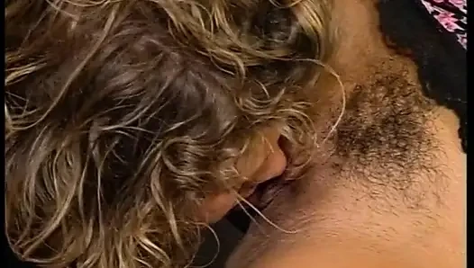 Horny MILF lesbians have amazing sex in the kitchen