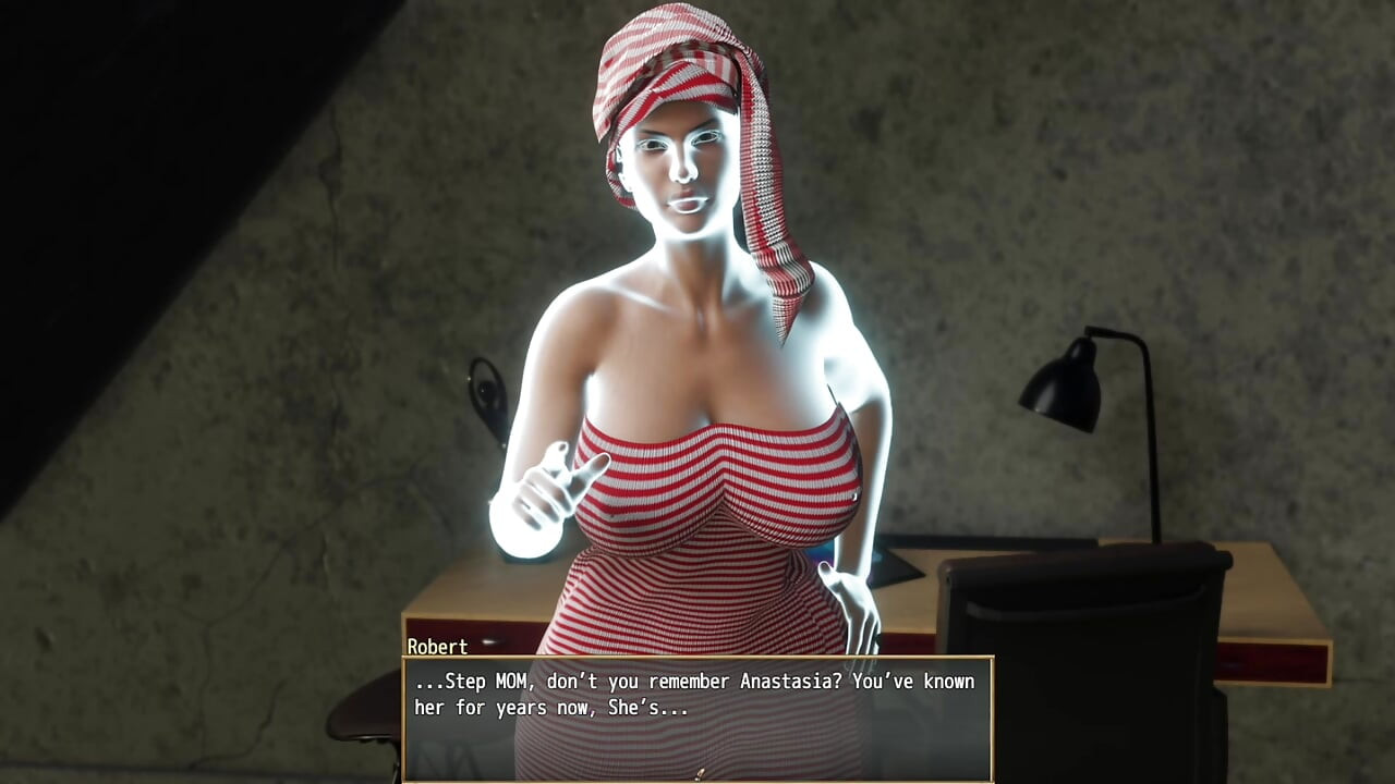 Robert's Compliments to His Bubbly Hot Step MOTHER & Mesmerised By Her Big Tits And Huge Ass