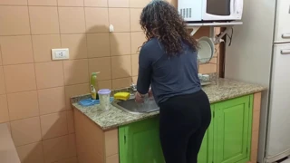 Horny in the kitchen