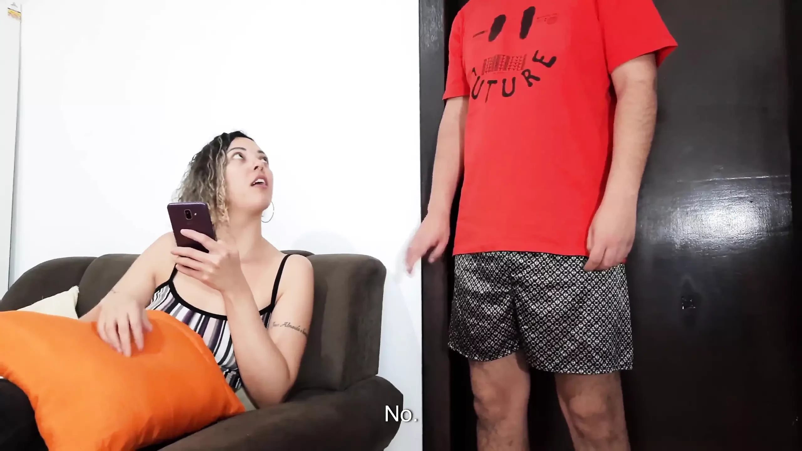 My Stepdaughter Helps Me with a Blowjob Until My Balls Are Empty