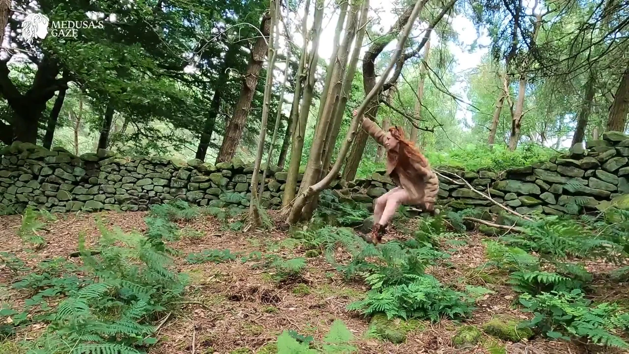 Bts Naughty Foxy MILF Finds Sex Toys in the Woods