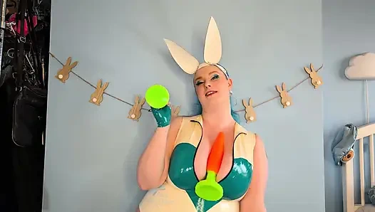 Bunny Domme Ass Stuffing JOI - Solo Girl