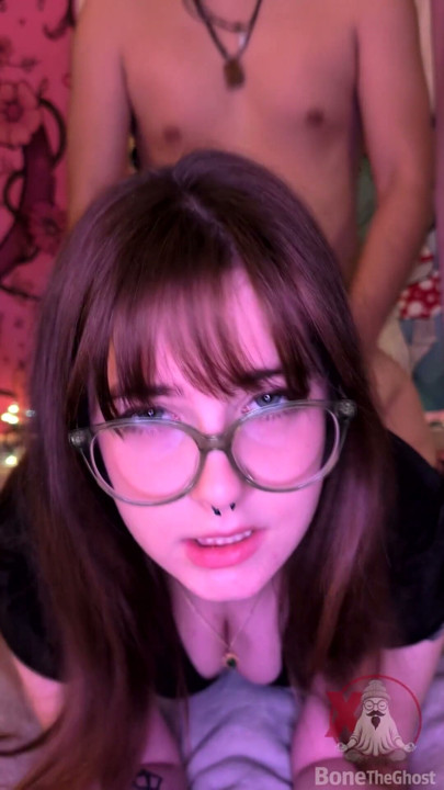 18 Cute Nerdy PAWG Is Horny Doggystyle and a Facial | Clip 1