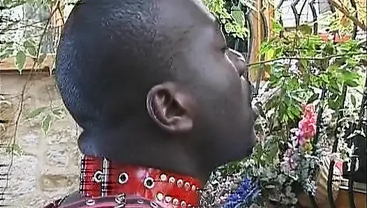 Tante seksi dominan ini lagi asik ngentot pakai tali pengikat dan sepong kontol sampai menetes