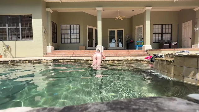 Some Skinny Dipping at a pool