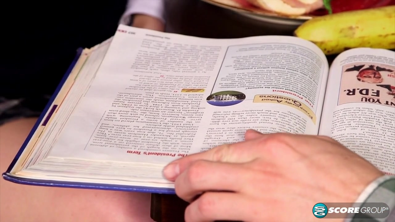 一生懸命勉強する