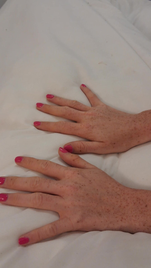 Just got my nails done , do you think they would look good wrapped around your meat x