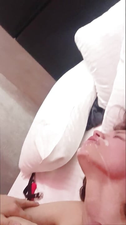 BDSM Hotel, Fuck Machine, Bondage, Sperm on Face